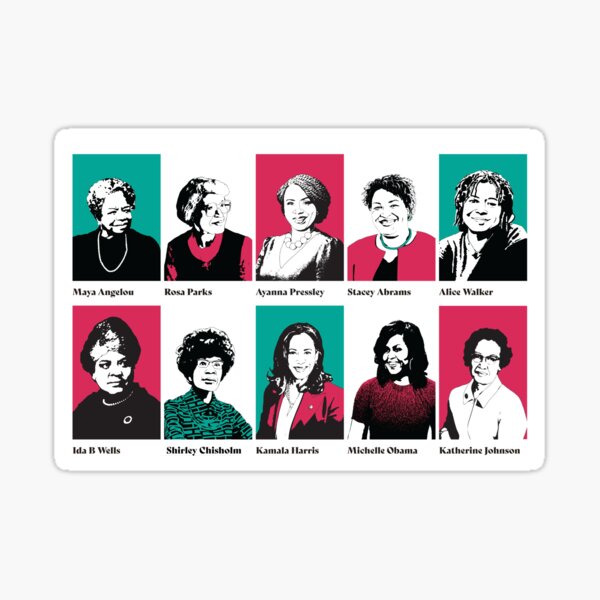 Vista previa del artículo con la obra «Mujeres afroamericanas, feministas», diseñado y vendido por candhdesigns.