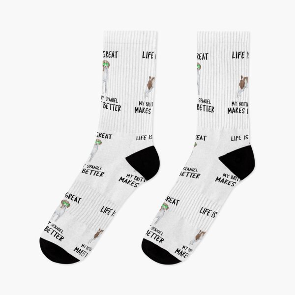 Item preview, Life Is Great My Brittany Spaniel Makes It Better designed and sold by YourEssentials.