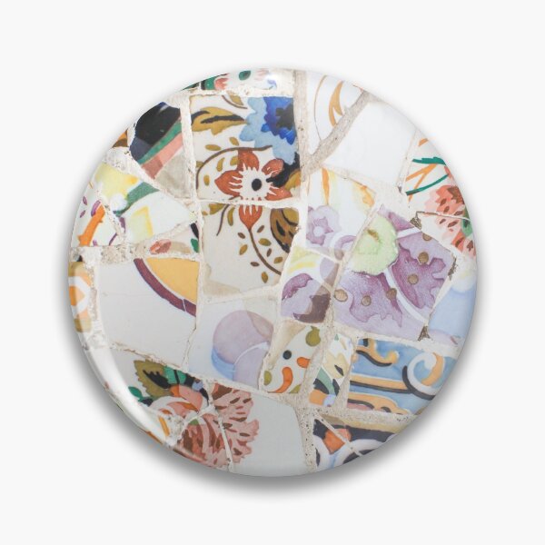 Item preview, Rainbow Floral Tile Mosaic designed and sold by AlexandraStr.