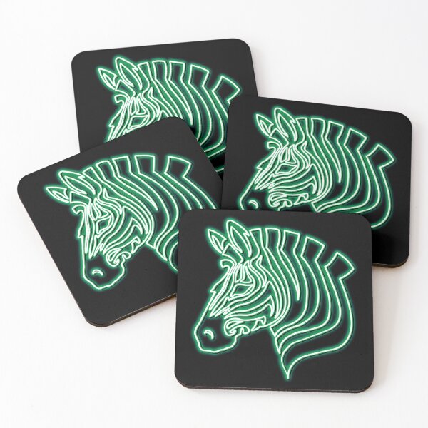 Artikelvorschau, Grünes Neonzebra entworfen und verkauft von Elle  Hazlett.