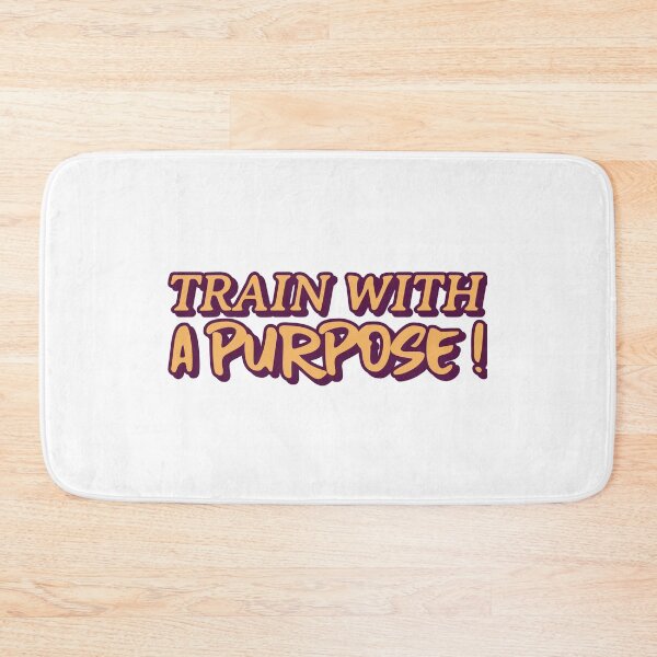 Item preview, Train with a purpose - Short inspirational Quote designed and sold by Coffisher.