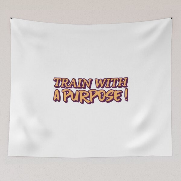 Item preview, Train with a purpose - Short inspirational Quote designed and sold by Coffisher.