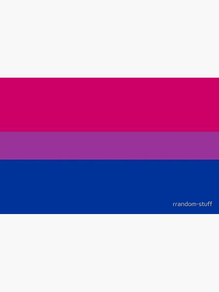 Bisexual Pride Flag Poster For Sale By Rrandom Stuff Redbubble