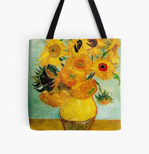 Vincent van Gogh's Still Life - Vase with Five Sunflowers Tote Bag for  Sale by Gascondi