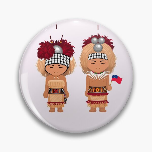 Item preview, Samoan children designed and sold by Aroha Designs.