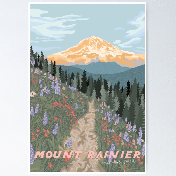 Mount Rainier: A Beautiful Print Landscape Art Picture Country Travel Photography  Coffee Table Book of Washington (Paperback)