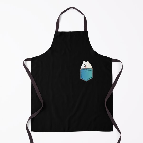 Item preview, Spitz dog breast pocket German Spitz Zwergspitz designed and sold by Lenny Stahl.