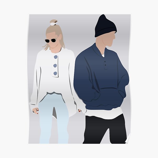 Justin x Hailey Poster