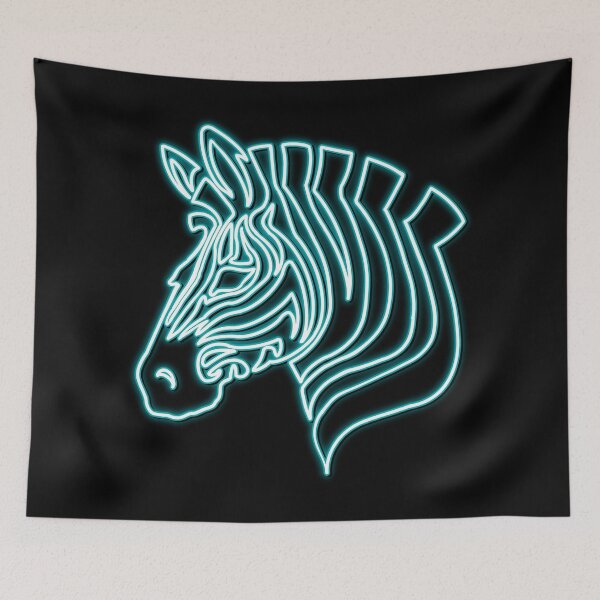 Item preview, Teal Neon Zebra designed and sold by Elle  Hazlett.