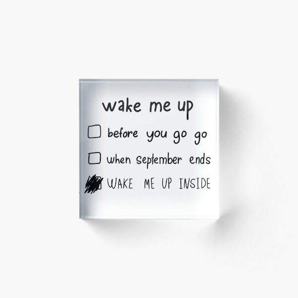 Wake Me Up When September Ends Gifts Merchandise Redbubble