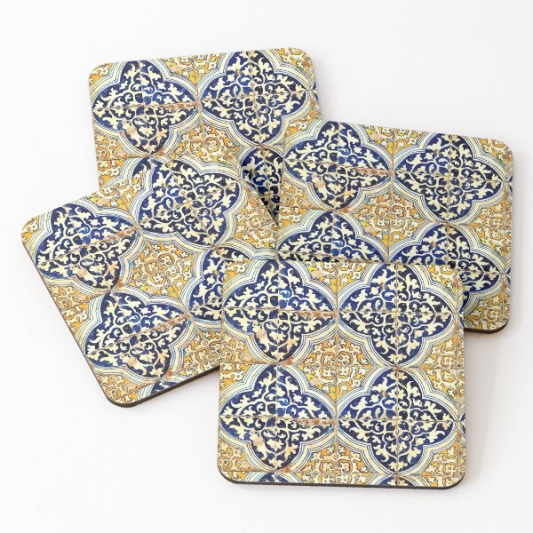 Item preview, Vibrant Blue and Yellow Tiles designed and sold by SHappe.