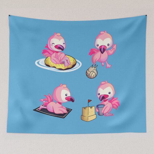 Item preview, Beach Flamingos designed and sold by Griffywings.