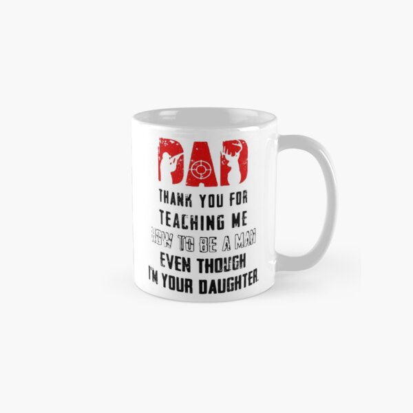 Item preview, Papa, merci de m'avoir appris à être un homme même si je suis ta fille en train de chasser le cerf. designed and sold by ThomasTrump.