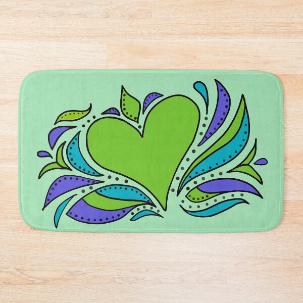 Item preview, Green Floating Heart designed and sold by Norma Linda Ventura.