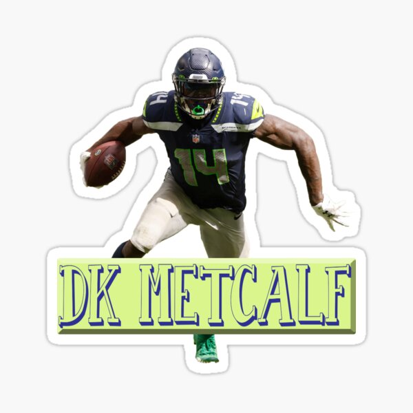 DK Metcalf (Seahawks) Fake Craft Beer Label Print — Dustin Morrison Art