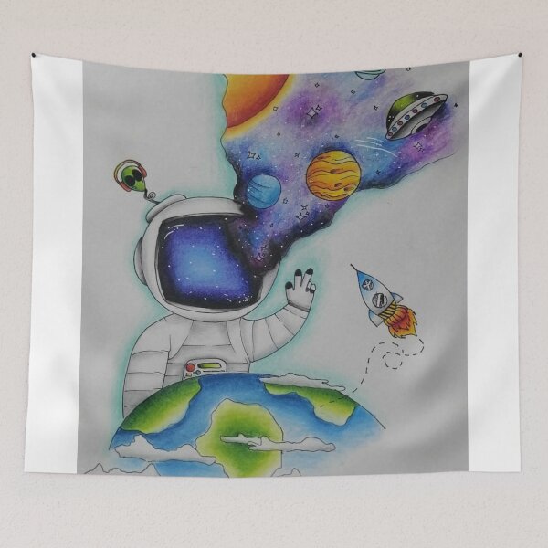 Artikelvorschau, IMAGINATIVE ASTRONAUT VON CLEYBER entworfen und verkauft von RedMerce.