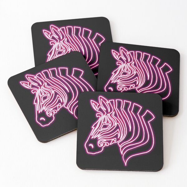 Item preview, Pink Neon Rare Disease Zebra designed and sold by Elle  Hazlett.