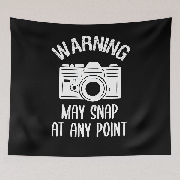 Item preview, Warning May Snap At Any Point Funny Photography designed and sold by azmndesigns.