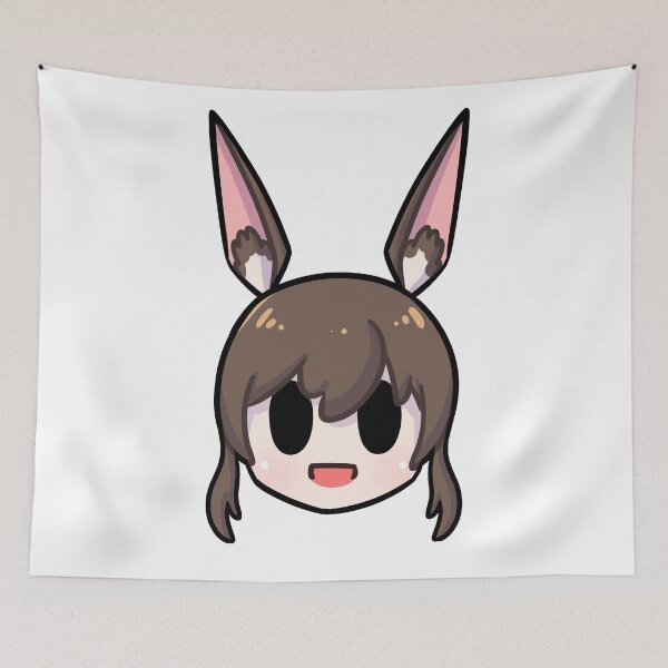 Item preview, Arknights Amiya chibi head designed and sold by Morcawork.