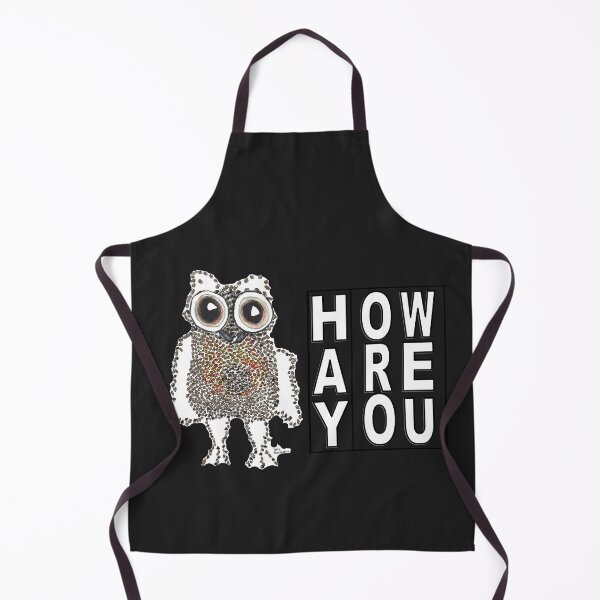 Item preview, Hay How Are You Caffeinated Owl with White Letters designed and sold by AliCatOriginals.