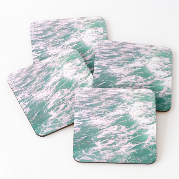 Item preview, Light version blue green ocean waves designed and sold by StevenElliot.
