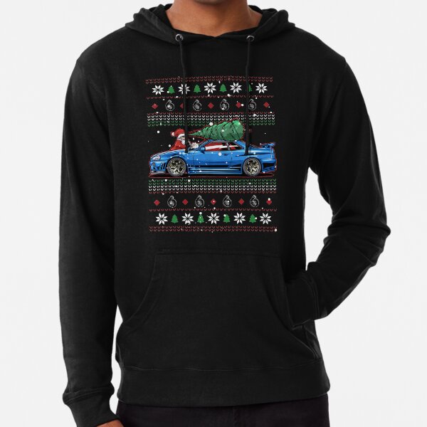 Artikel-Vorschau von Weihnachten hässliche Nissan Skyline R34! Bestes Auto Guy Geschenk!, designt und verkauft von RACING FACTORY.