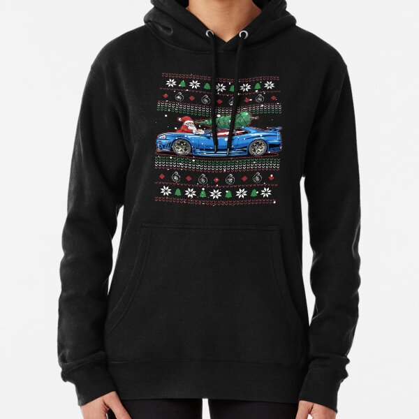 Item preview, ¡Navidad feo Nissan Skyline R34! ¡El mejor regalo de chico de coche! designed and sold by RACING FACTORY.