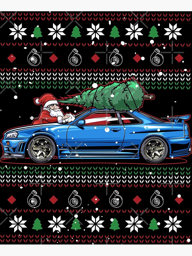 Nissan Skyline R33 R34 Funny Offensive Drinks Coaster Birthday Christmas Gift 
