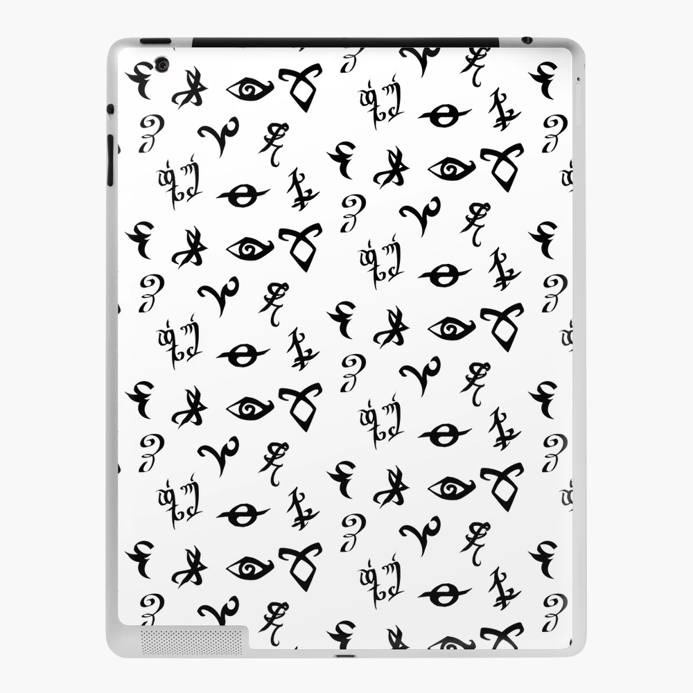 Shadowhunters: Rune Parabatai (White) iPad Case & Skin for Sale by  inkwood-store