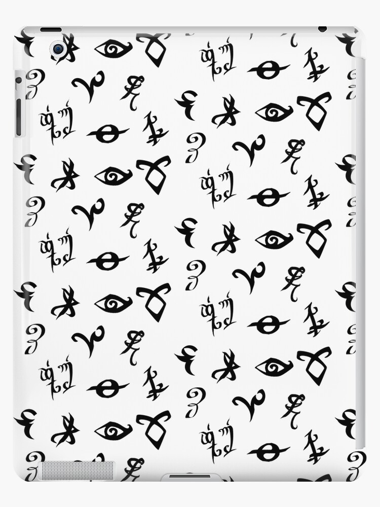 Shadowhunter Runes  iPad Case & Skin for Sale by 1ive