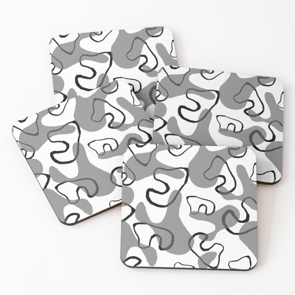 Item preview, Minimal Black and White Doodle Pattern  designed and sold by Christeena-.