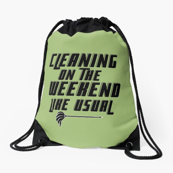 Item preview, Cleaning On The Weekend Like Usual Fun Housekeeping Design designed and sold by SavvyCleaner.