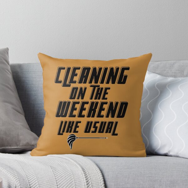 Item preview, Cleaning On The Weekend Like Usual Fun Housekeeping Design designed and sold by SavvyCleaner.