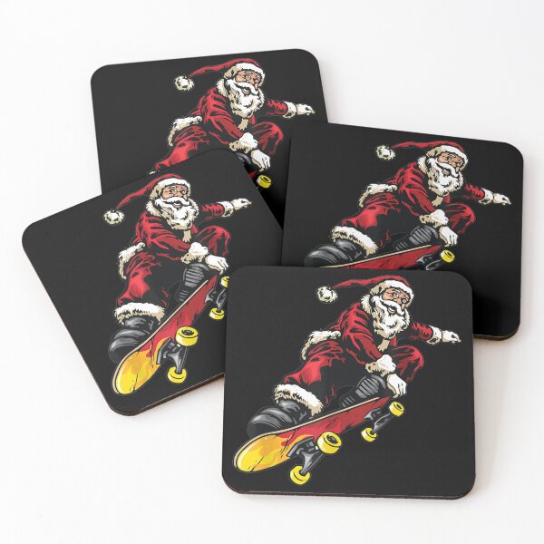 Item preview, Santa Claus On Skateboard Funny Christmas Gift designed and sold by Dinaleroy.