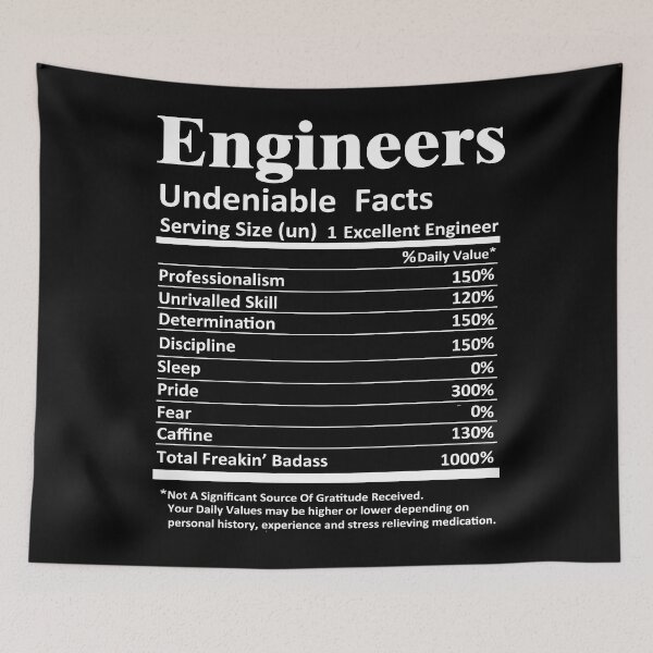 Item preview, Engineers Undeniable Facts designed and sold by YueHeng Creates ⭐⭐⭐⭐⭐.
