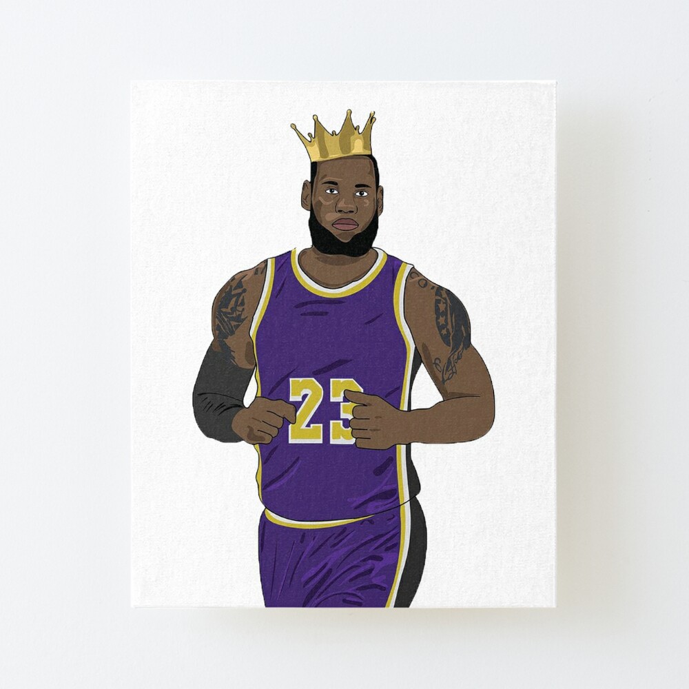 LeBron James Jersey | Art Board Print