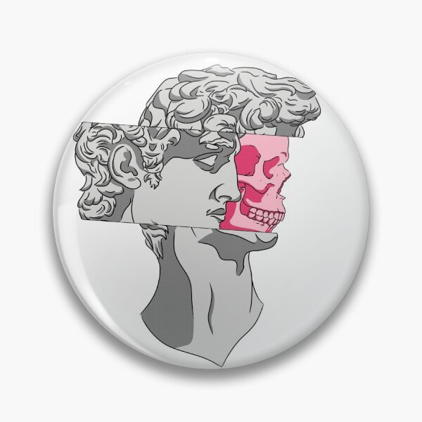 Item preview, Marble David and skull Pop Art designed and sold by CreatureM.