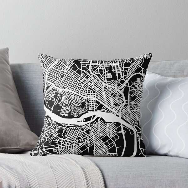 Item preview, Richmond Map - Black designed and sold by CartoCreative.