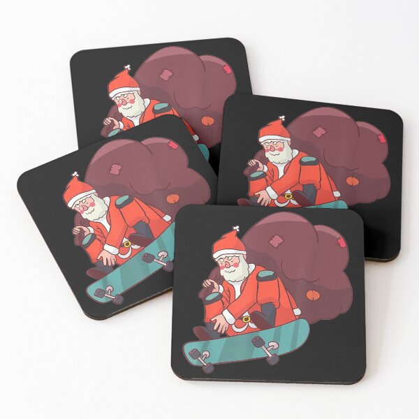 Item preview, Funny Santa Skateboarding Christmas 2020 Family designed and sold by Dinaleroy.