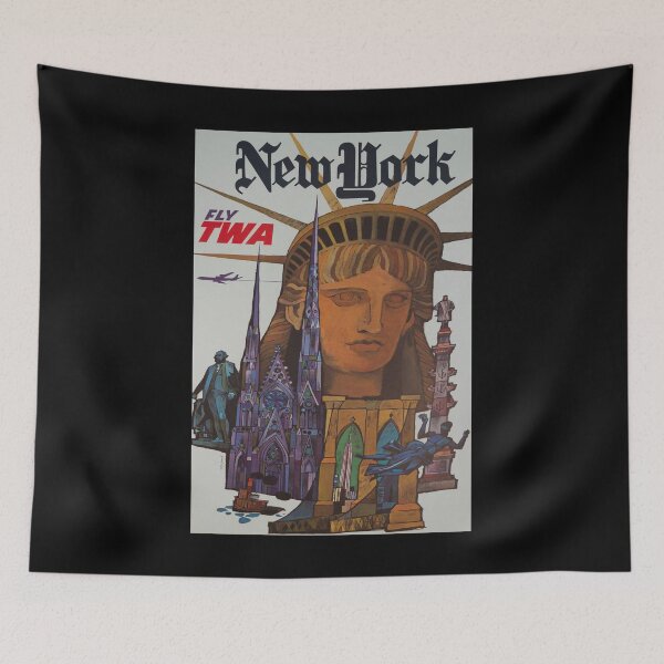 Item preview, retro classic New York poster designed and sold by CorasPosters.