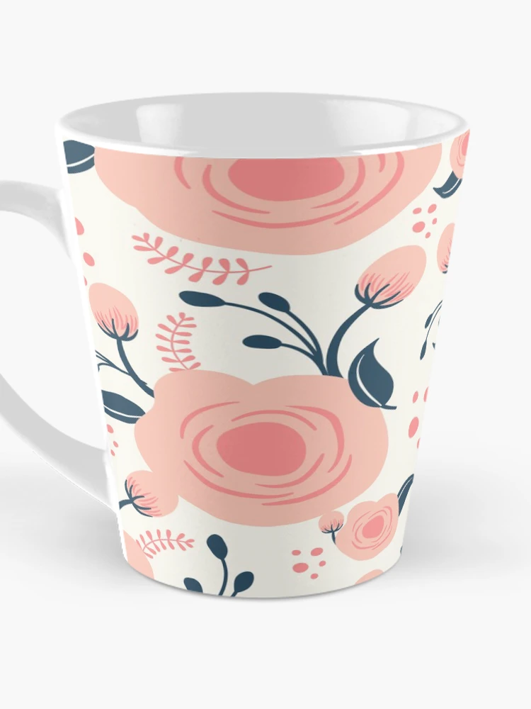 Thumbnail 3 of 4, Coffee Mug, Floral Pattern- Roses Pattern designed and sold by Christeena-.