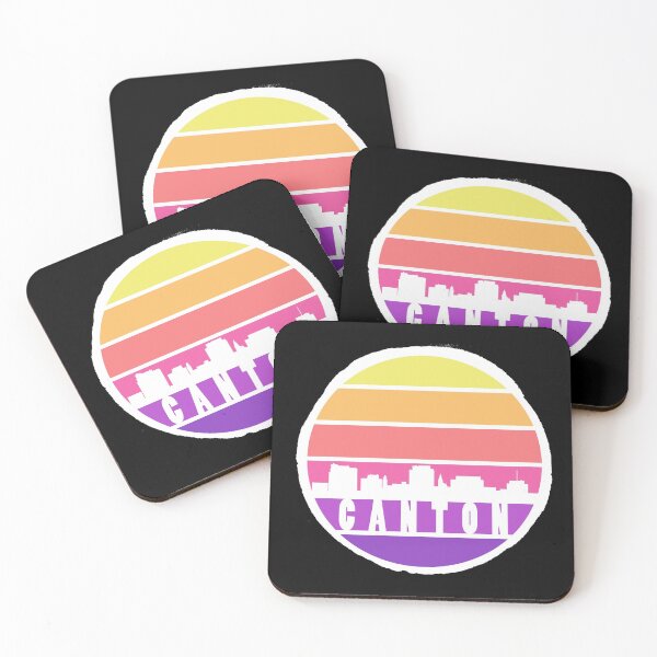 Item preview, Canton Retro Skyline designed and sold by gabbledesign.