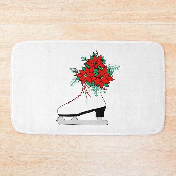 Item preview, Sk8 Vase of Red Poinsettias designed and sold by CoralFoxDesigns.