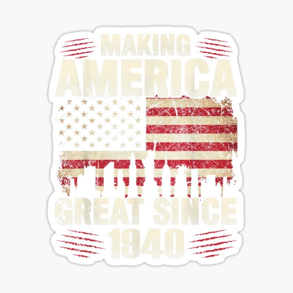 Artikel-Vorschau von Retro macht Amerika großartig seit 1940 80. Geburtstagsgeschenke, designt und verkauft von XuXue.