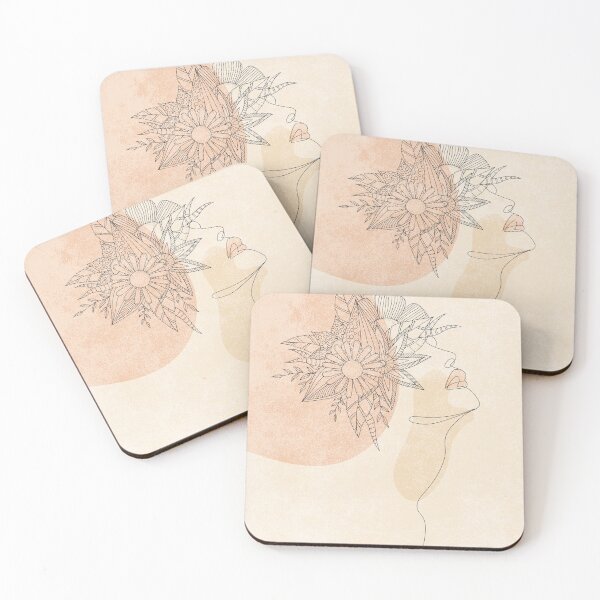 Item preview, Female Floral Line designed and sold by SurfolioPrints.