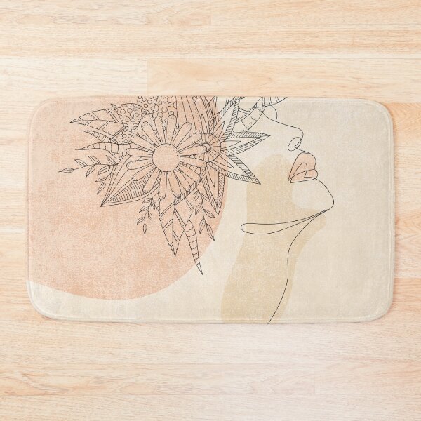 Item preview, Female Floral Line designed and sold by SurfolioPrints.