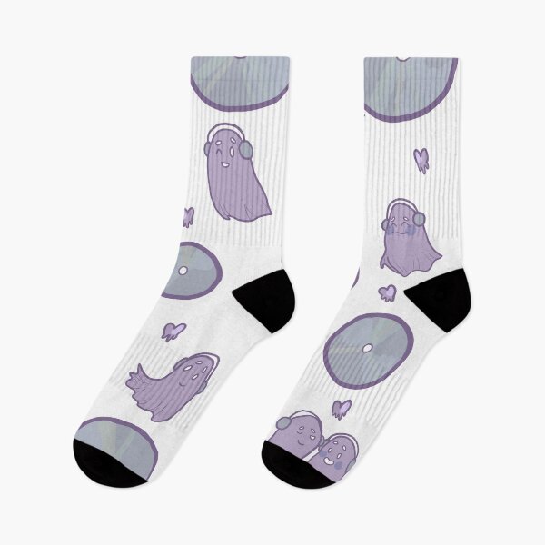 Item preview, Ghost & CDs pattern designed and sold by Olliecakeart.