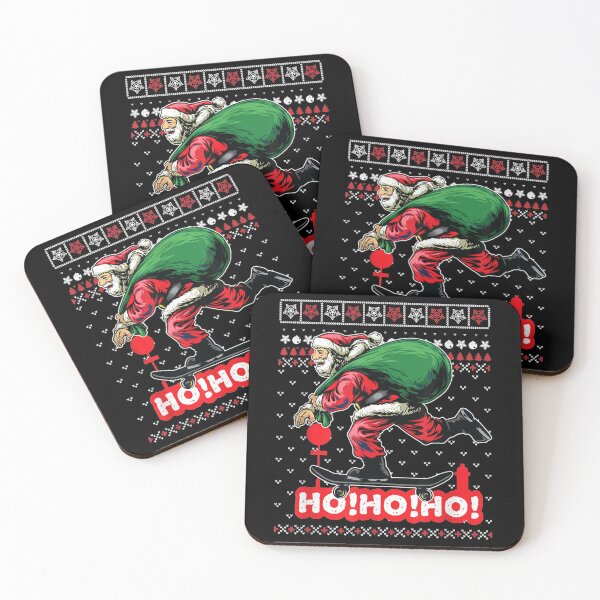 Item preview, Funny Santa Claus Skateboarding Christmas Gift designed and sold by Dinaleroy.