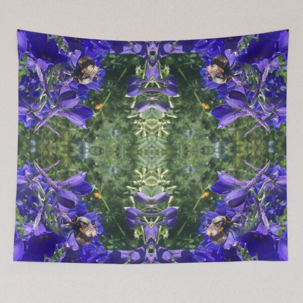 Item preview, Bee Bumbling Blue, Summertime designed and sold by RoseAromas.