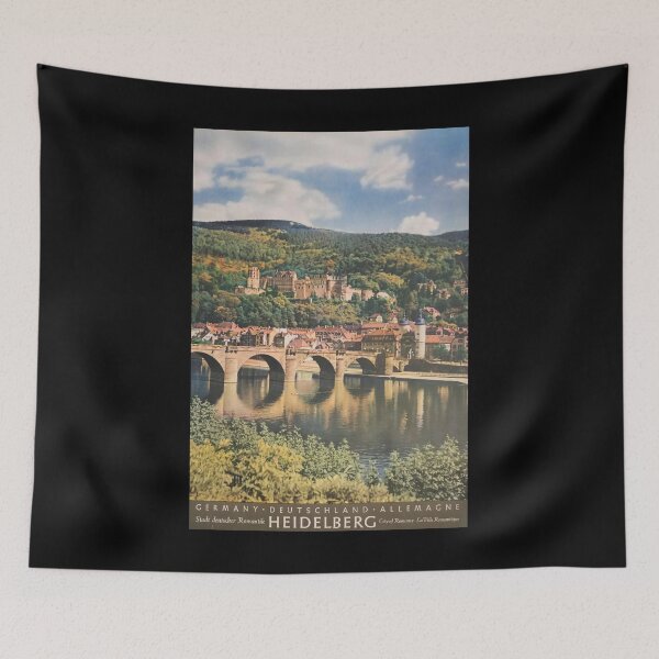 Item preview, retro classic Heidelberg poster designed and sold by CorasPosters.